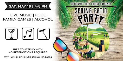 Primaire afbeelding van Spring Patio Party - Free To Attend