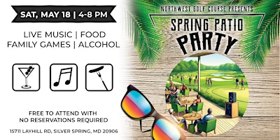 Spring Patio Party - Free To Attend primary image