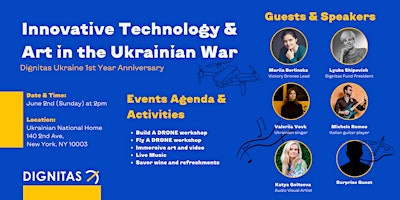 Imagem principal do evento Innovative Technology & Art in the Ukrainian War