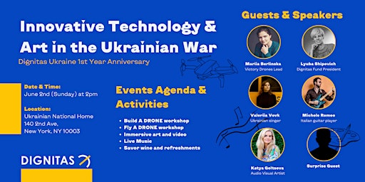 Imagem principal do evento Innovative Technology & Art in the Ukrainian War