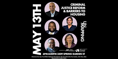 Image principale de UnMapping Project Presents: Criminal Justice Reform & Barriers to Housing