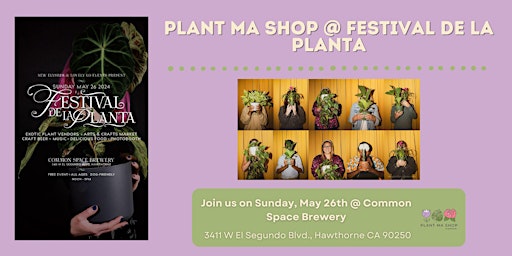 Plant Ma Shop at Festival de la Planta primary image