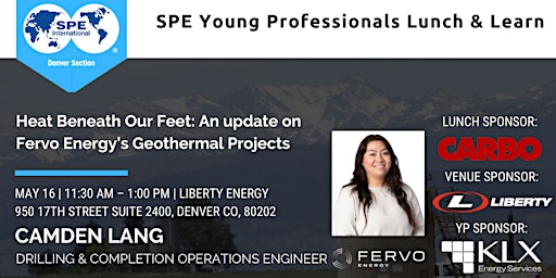 Image principale de SPE Young Professionals May  Lunch & Learn