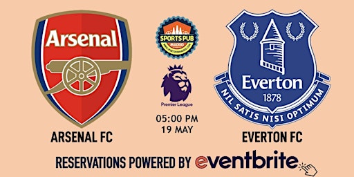 Imagem principal do evento Arsenal v Everton | Premier League - Sports Pub La Latina