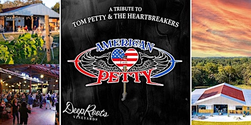 Immagine principale di TOM PETTY covered by American Petty-- plus Tx wine & craft beer! 
