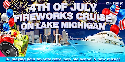 4th of July Fireworks Cruise on Lake Michigan primary image