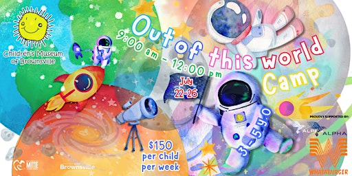 Primaire afbeelding van Out of This World Summer Camp (Ages 3-5)