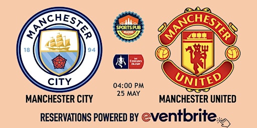Imagem principal do evento Manchester City v Manchester United | FA Cup Final - Sports Pub La Latina