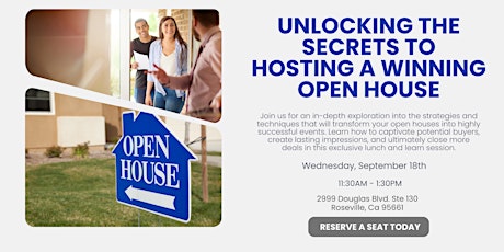 Unlocking the secrets to hosting a winning open house