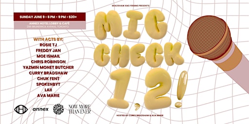 Hauptbild für Bradshaw & Frenns: Mic Check 1, 2! Thee Variety Show