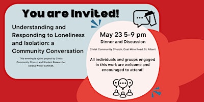 Imagem principal do evento Understanding & Responding to Loneliness and Isolation: A Community Conversation