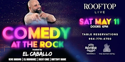 Imagem principal do evento Comedy at the Rock - Hard Rock Rooftop Live
