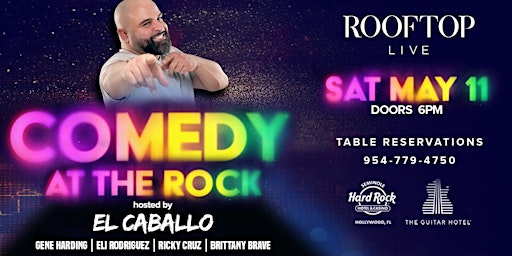 Image principale de Comedy at the Rock - Hard Rock Rooftop Live