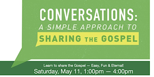 Imagem principal do evento Conversations: A Simple Approach To Sharing The Gospel