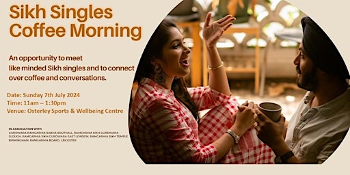 Imagem principal do evento Sikh Singles Coffee Morning
