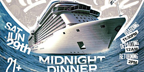 2024 Hip Hop  RnB All White Midnight Dinner Cruise Baltimore