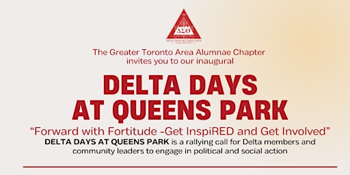 Delta Days at Queens Park - Seat at the Table primary image