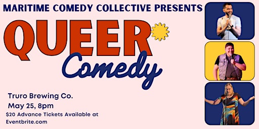 Image principale de Maritime Comedy Collective & Truro Brewing Co. Present Queer Comedy!