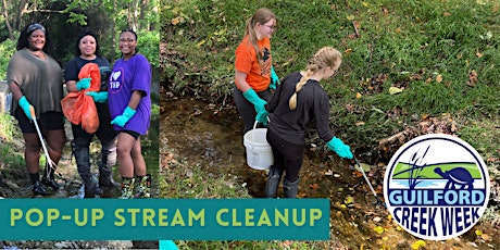 Guilford Creek Week Greentree Park Stream Cleanup