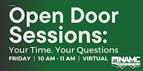 Open Door Sessions: Your Time, Your Questions w/ Damian Crowder