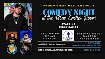 Imagem principal do evento Comedy Night at the Blue Cactus Room May 2024