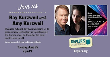 Imagem principal do evento Ray Kurzweil with Amy Kurzweil