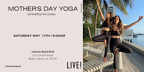 LIVE! EXPERIENCE | MOTHER’S DAY YOGA CLASS by PATRICIA PIETRA