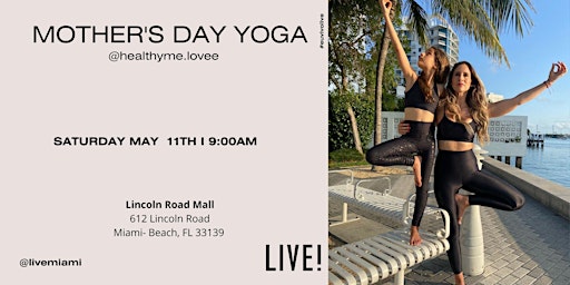 LIVE! EXPERIENCE | MOTHER’S DAY YOGA CLASS by PATRICIA PIETRA primary image