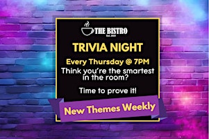 Image principale de Trivia Night @ The Bistro
