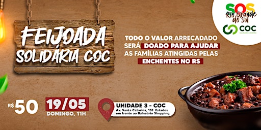 Imagem principal de Feijoada Solidária COC
