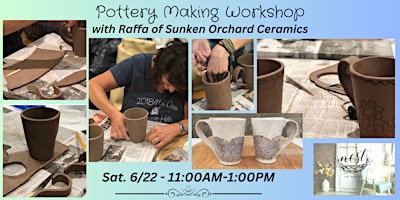Pottery Workshop – Mugs w/Raffa of Sunken Orchard Ceramics