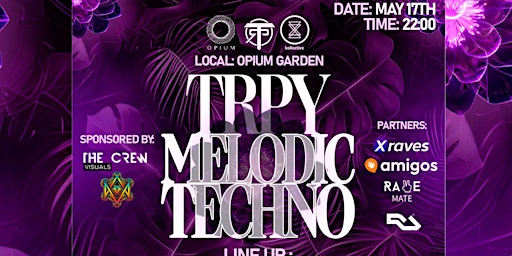 Primaire afbeelding van TRPY - Melodic Techno Rave Party - by TRP