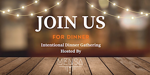 Image principale de Mensa Dinner: Covenant in Calling
