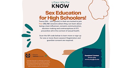 Utah Youth Know: Sex Education for High School Youth