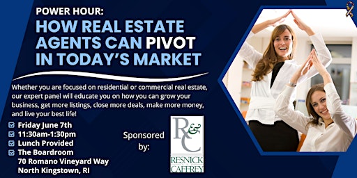Imagem principal do evento Power Hour: How Real Estate Agents Can Pivot in Today’s Market