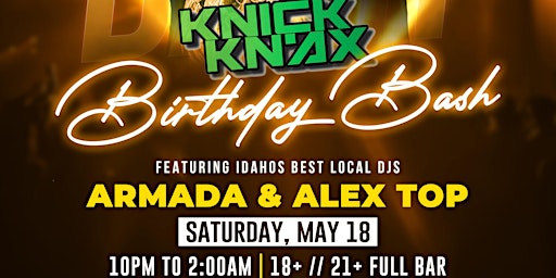 Imagem principal do evento The Noise Reggaeton Party Presents Knick Knax Birthday Bash
