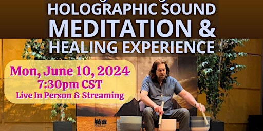 Imagem principal do evento MONDAY NIGHT LIVE! Meditation & Healing Experience