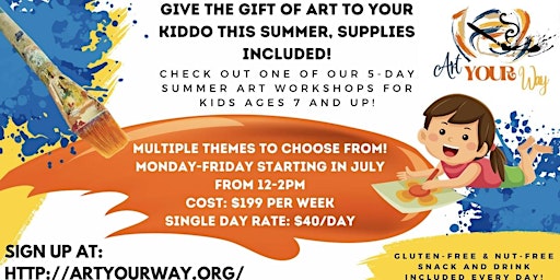 Children's Summer Art Workshops primary image