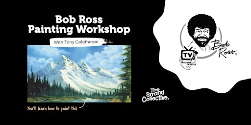 Imagem principal do evento Bob Ross painting Workshop with Tony Goldthorpe