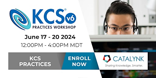 Image principale de Knowledge-Centered Service (KCS) v6 Practices Workshop