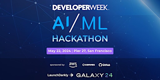 Imagem principal do evento DeveloperWeek AI/ML 2024 Hackathon Sponsored by AWS