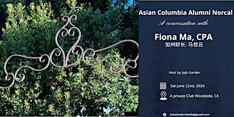 Asian Columbia Alumni Norcal: A Conversation with Treasurer Fiona Ma, CPA