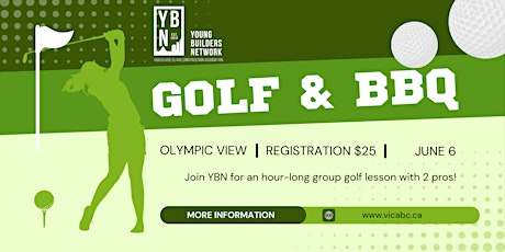 YBN Victoria: Group Golf Lesson and BBQ