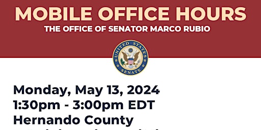 Hernando County - Mobile Office Hours primary image