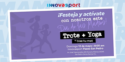 Imagem principal do evento ¡Monterrey, festeja y actívate con Innovasport este Día de las Madres!