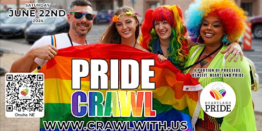 Primaire afbeelding van The Official Pride Bar Crawl - Omaha - 7th Annual