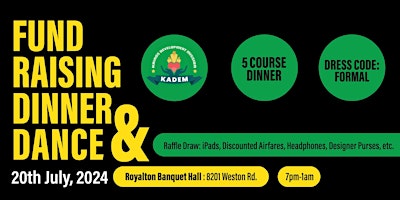 Hauptbild für KADEM Fund Raising Dinner &  Dance