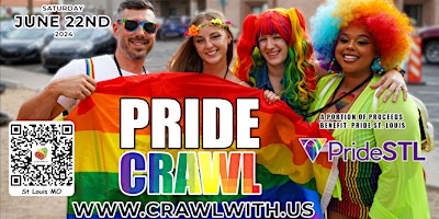 Primaire afbeelding van The Official Pride Bar Crawl - St Louis - 7th Annual