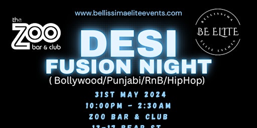 Imagem principal do evento Desi Fusion Night