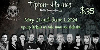 Public Paranormal Investigation Tipton-Haynes primary image
